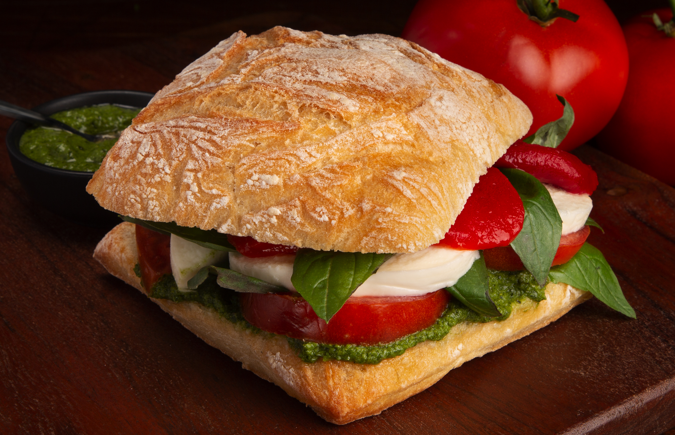 Ciabatta Square 4” x 4” Roll