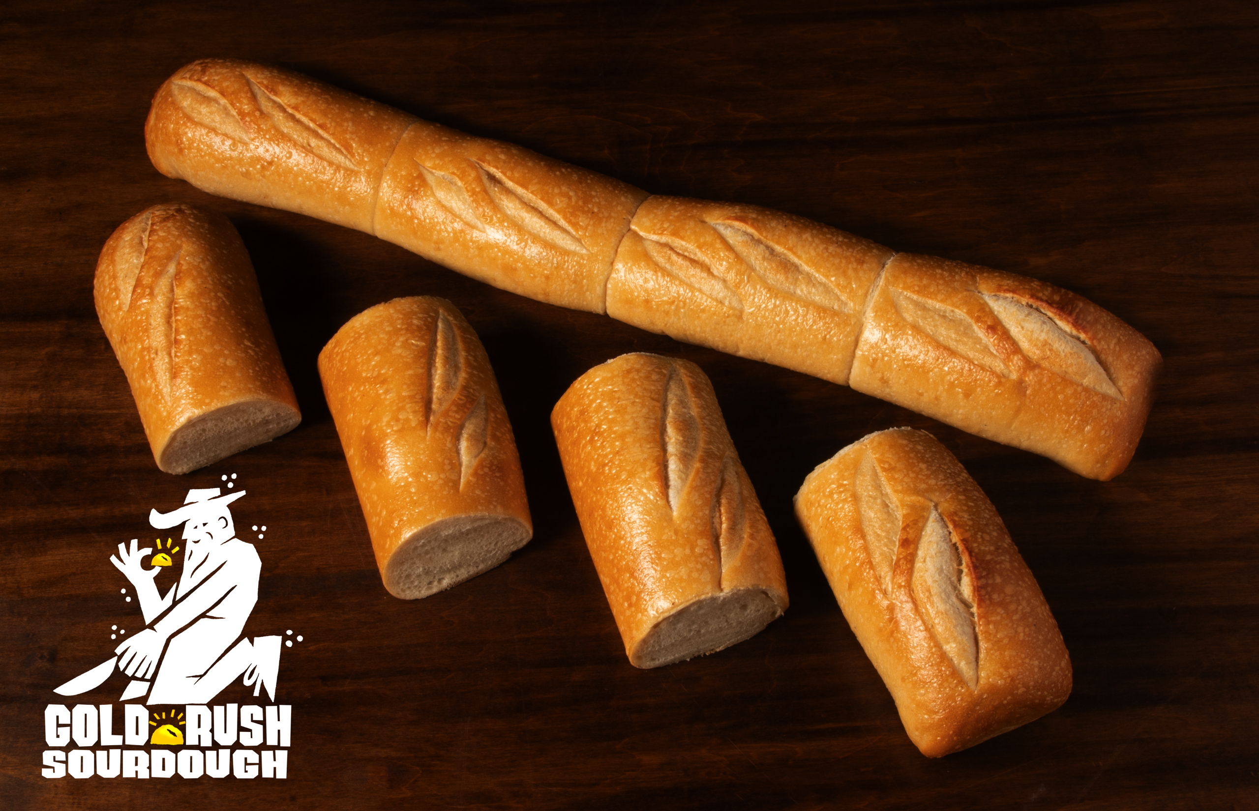 Gold Rush™ Sourdough Deli Roll 6 " DELIROLLSOUR