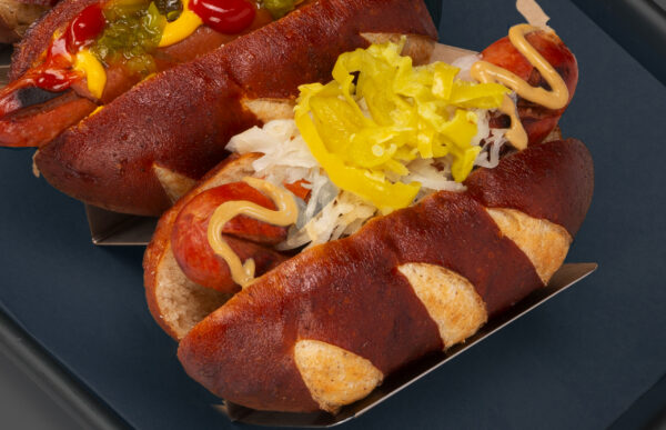 Pretzel Hot Dog/Hoagie 6” Bun Unsliced