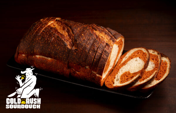 Sourdough Gold Rush™ 5/8” Marbled with Achiote Sandwich Bread